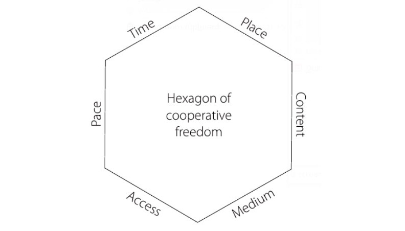 Paulsen's model of cooperative freedoms